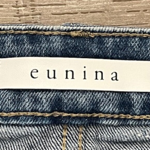 Eunina Jean Shorts Women’s Size Small Distressed High Rise Short - Picture 6 of 9